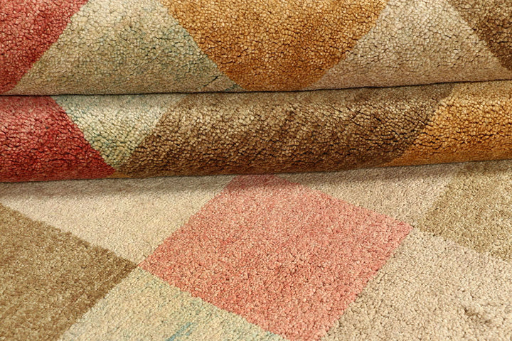 Multi Colored Gabbeh 6' 2 x 8' 6 - No. 55971 - ALRUG Rug Store