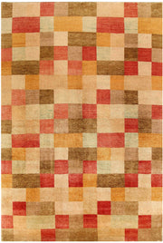 Multi Colored Gabbeh 6' 2 x 8' 6 - No. 55971 - ALRUG Rug Store