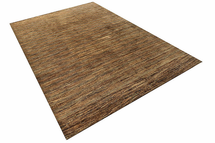 Burlywood Gabbeh 6'  1" x 9'  1" - No. QA32040