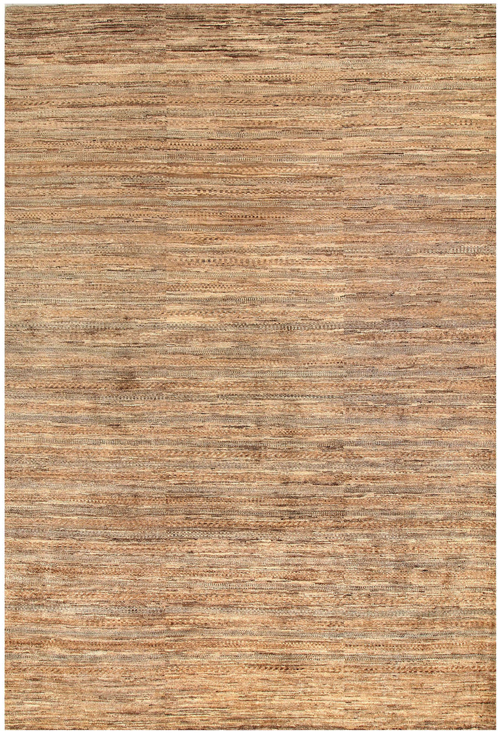 Burlywood Gabbeh 6'  1" x 9'  1" - No. QA32040