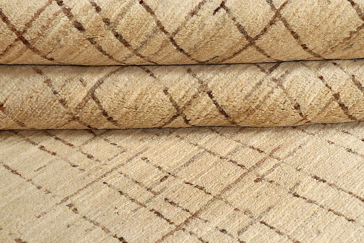 Tan Gabbeh 5' 11 x 9' 10 - No. 55973 - ALRUG Rug Store