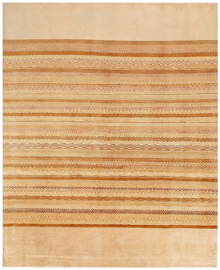 Blanched Almond Gabbeh 6' 7 x 8' - No. 55975 - ALRUG Rug Store