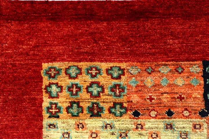 Multi Colored Gabbeh 7' 11 x 10' 1 - No. 55978 - ALRUG Rug Store