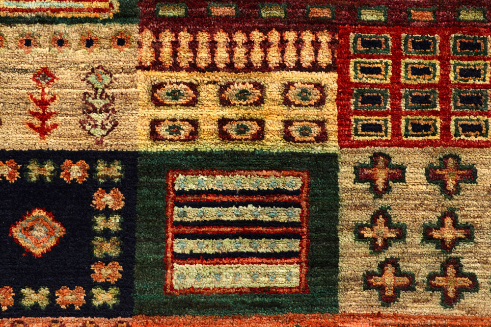 Multi Colored Gabbeh 7' 11 x 10' 1 - No. 55978 - ALRUG Rug Store