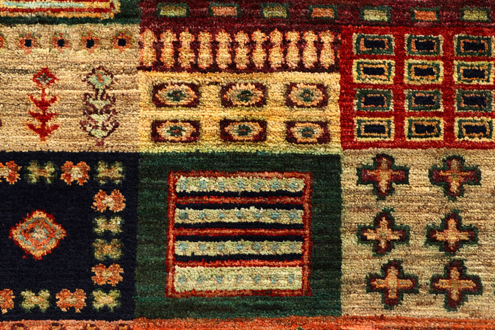 Multi Colored Gabbeh 7' 11 x 10' 1 - No. 55978 - ALRUG Rug Store