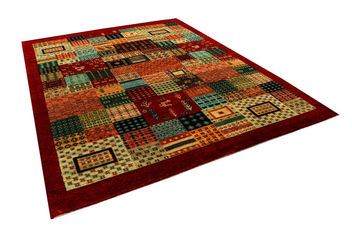 Multi Colored Gabbeh 7' 11 x 10' 1 - No. 55978 - ALRUG Rug Store