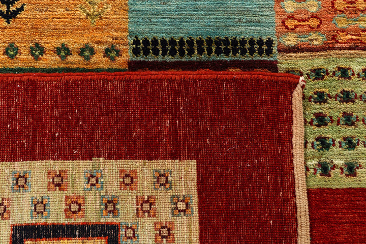 Multi Colored Gabbeh 7' 11 x 10' 1 - No. 55978 - ALRUG Rug Store