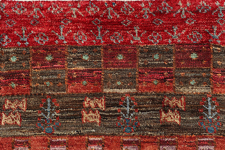 Multi Colored Gabbeh 6' 7 x 8' 3 - No. 55979 - ALRUG Rug Store