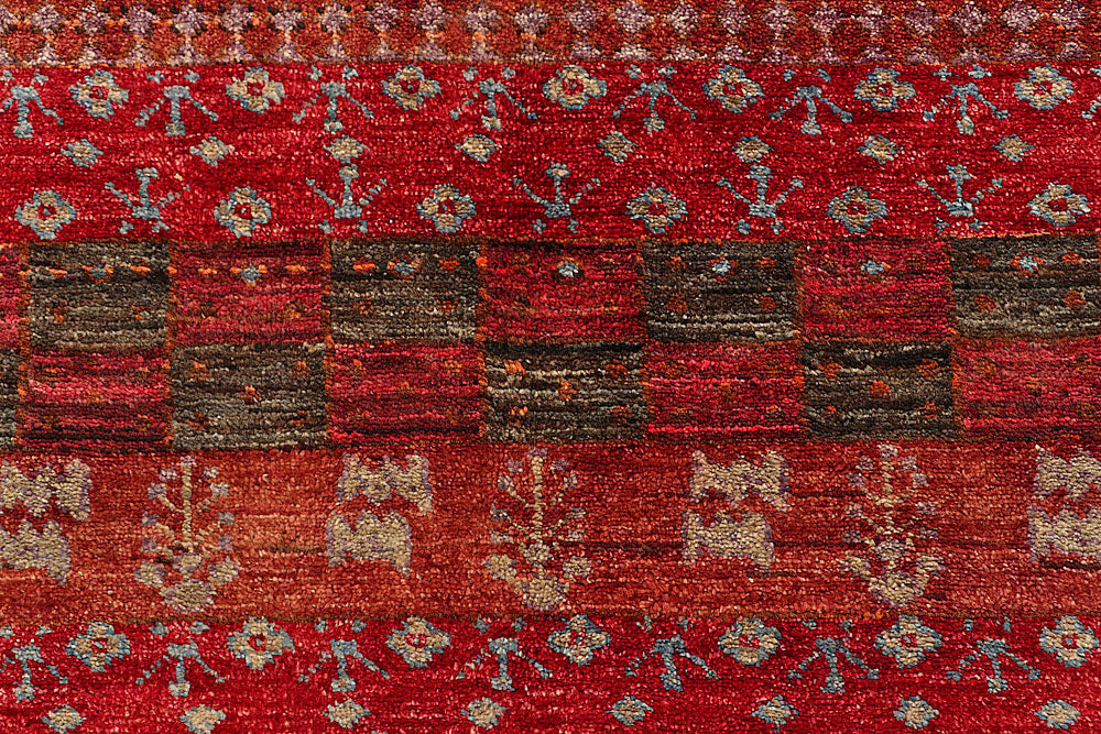Multi Colored Gabbeh 6' 7 x 8' 3 - No. 55979 - ALRUG Rug Store