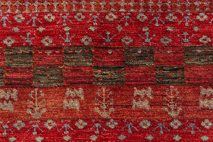 Multi Colored Gabbeh 6' 7 x 8' 3 - No. 55979 - ALRUG Rug Store