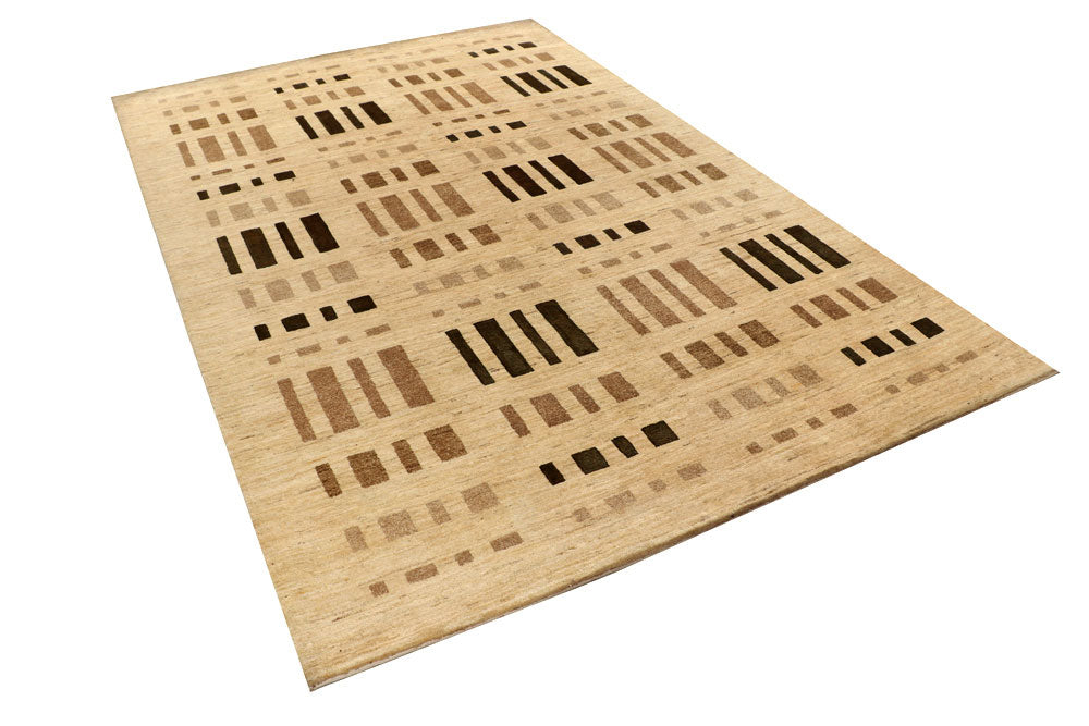 Navajo White Gabbeh 6' x 9' 4 - No. 55981 - ALRUG Rug Store