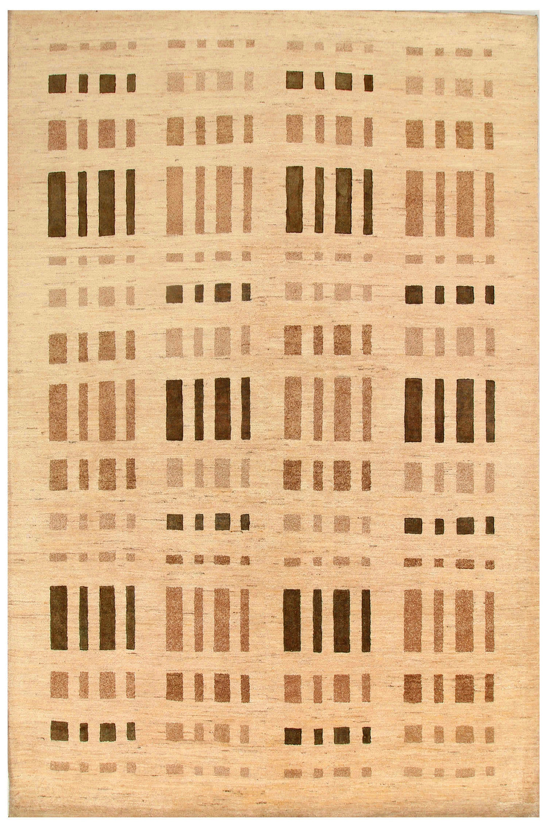 Navajo White Gabbeh 6' x 9' 4 - No. 55981 - ALRUG Rug Store