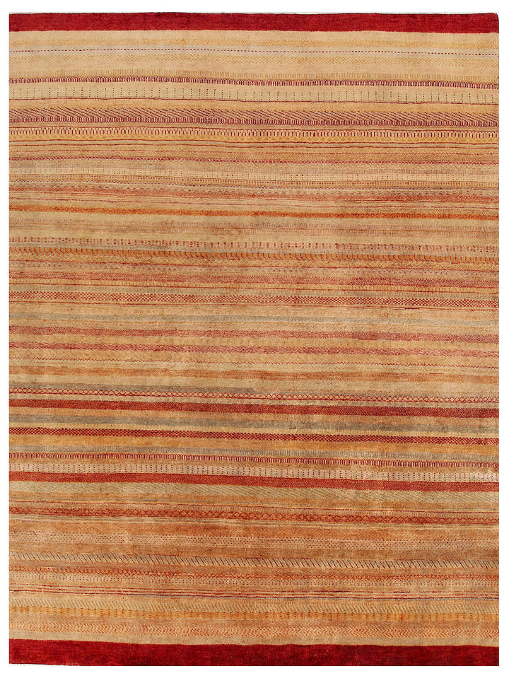 Multi Colored Gabbeh 6' 7 x 8' 8 - No. 55986 - ALRUG Rug Store
