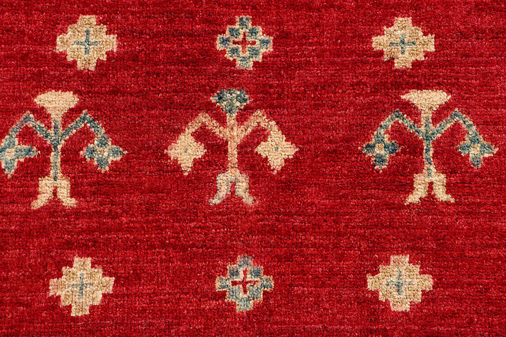 Firebrick Gabbeh 6' 8 x 8' 1 - No. 55987 - ALRUG Rug Store