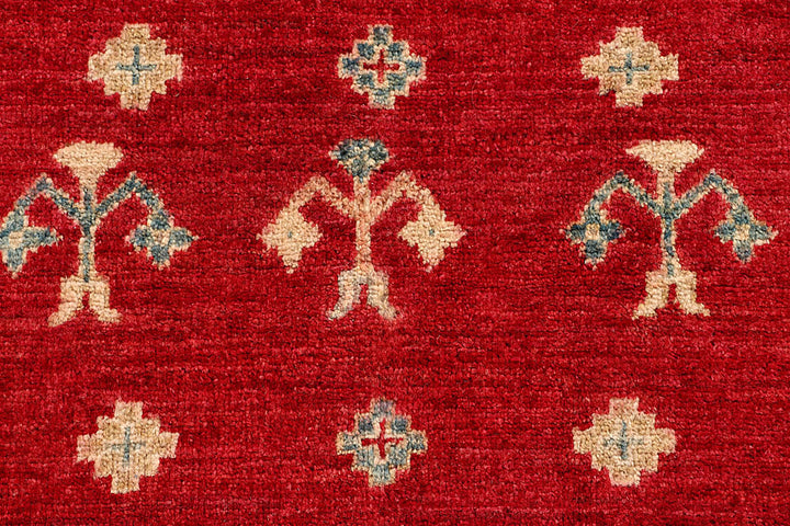 Firebrick Gabbeh 6' 8 x 8' 1 - No. 55987 - ALRUG Rug Store