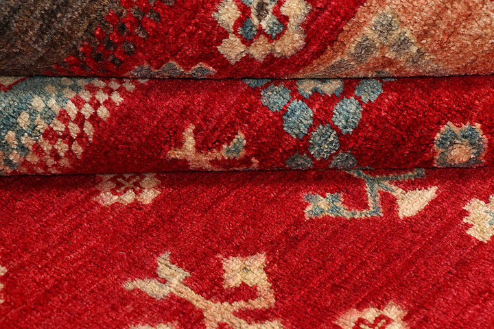 Firebrick Gabbeh 6'  8" x 8'  1" - No. QA76034