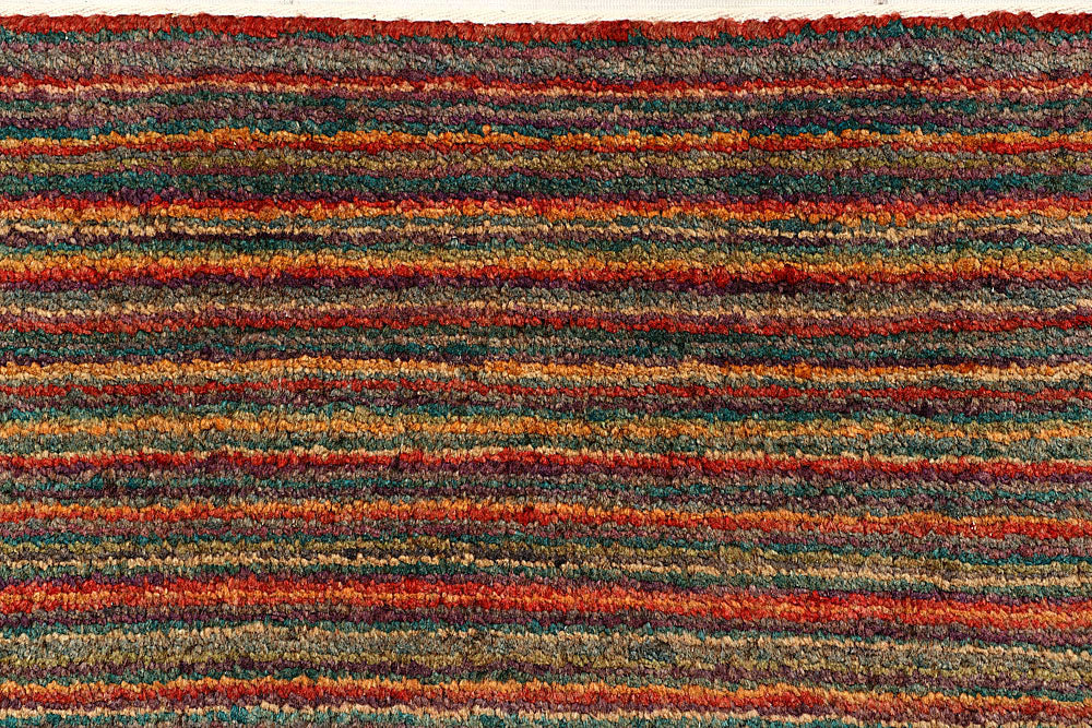 Multi Colored Gabbeh 6' 6 x 7' 3 - No. 55988 - ALRUG Rug Store