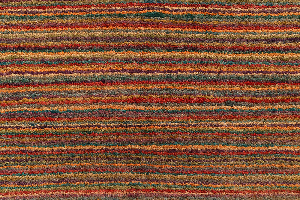 Multi Colored Gabbeh 6' 6 x 7' 3 - No. 55988 - ALRUG Rug Store