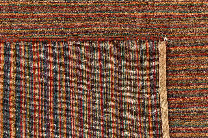 Multi Colored Gabbeh 6' 6 x 7' 3 - No. 55988 - ALRUG Rug Store