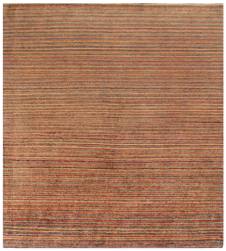Multi Colored Gabbeh 6'  6" x 7'  3" - No. QA87061