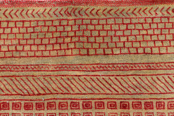Burlywood Gabbeh 8' 1 x 10' - No. 55989 - ALRUG Rug Store