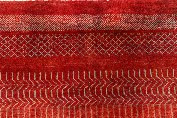 Firebrick Gabbeh 8' x 10' 4 - No. 55991 - ALRUG Rug Store