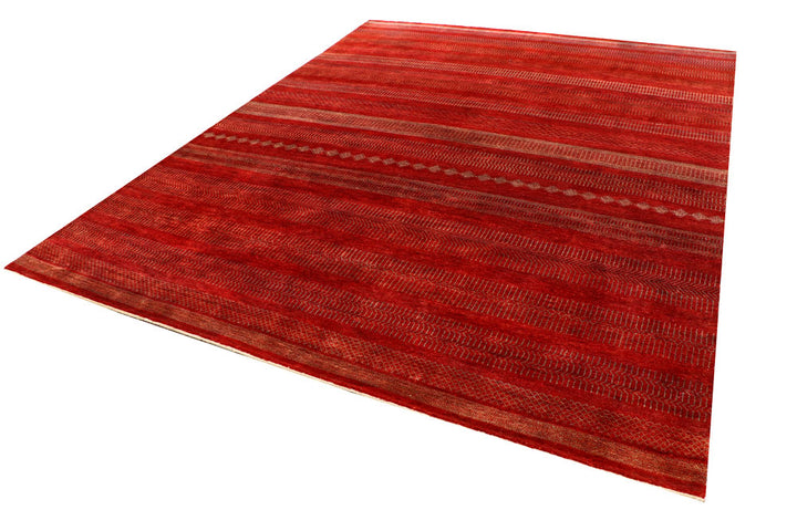 Firebrick Gabbeh 8' x 10' 4 - No. 55991 - ALRUG Rug Store