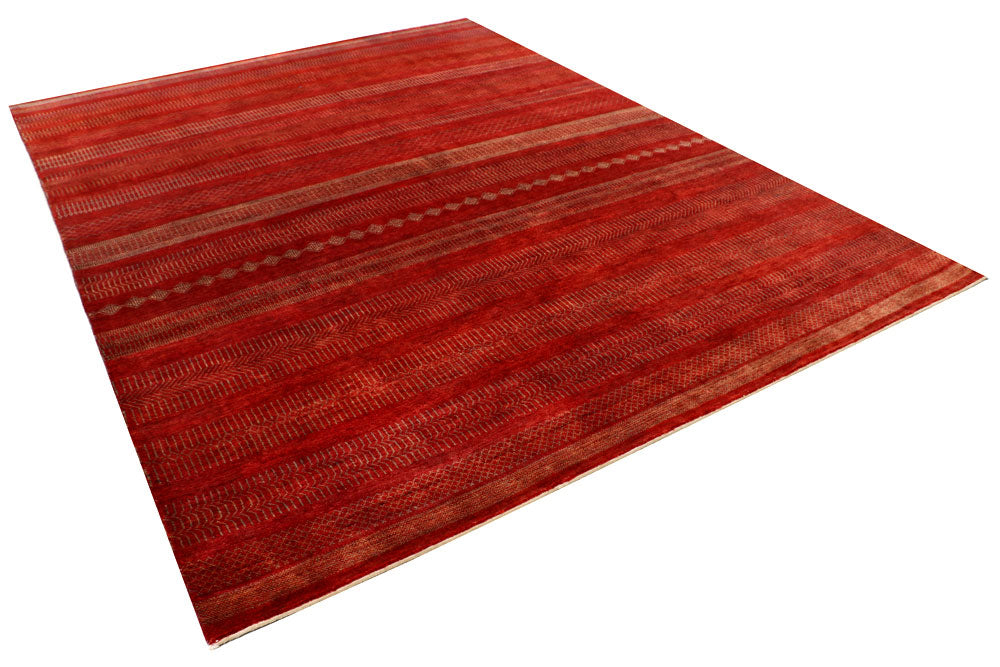 Firebrick Gabbeh 8' x 10' 4 - No. 55991 - ALRUG Rug Store