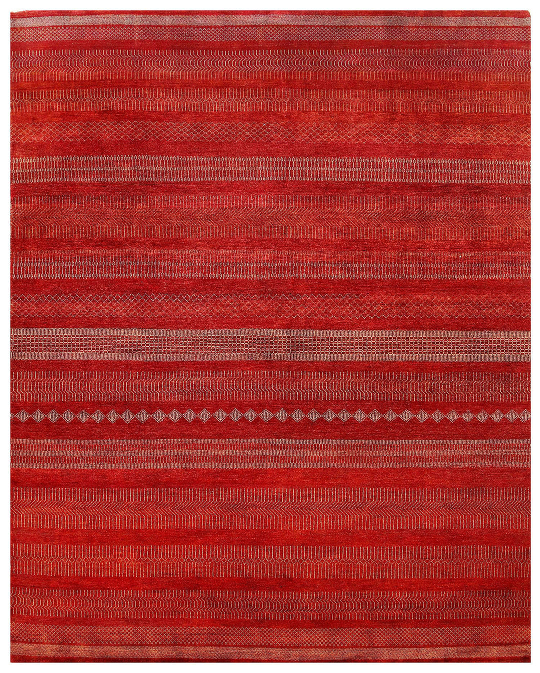 Firebrick Gabbeh 8' x 10' 4 - No. 55991 - ALRUG Rug Store