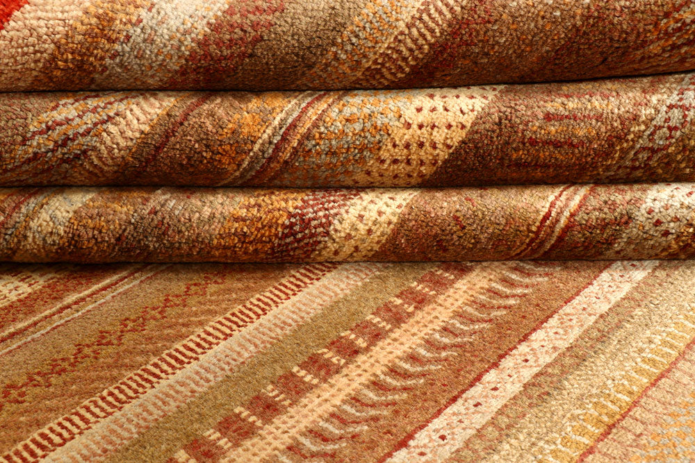 Multi Colored Gabbeh 8' x 10' - No. 55995 - ALRUG Rug Store