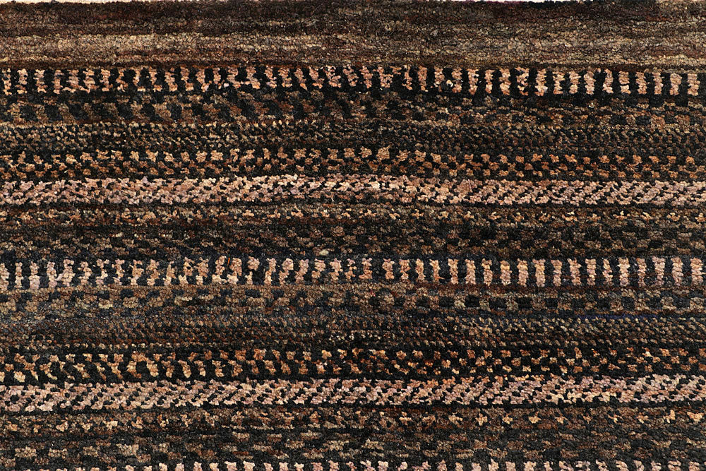 Saddle Brown Gabbeh 6' 6 x 8' - No. 55996 - ALRUG Rug Store