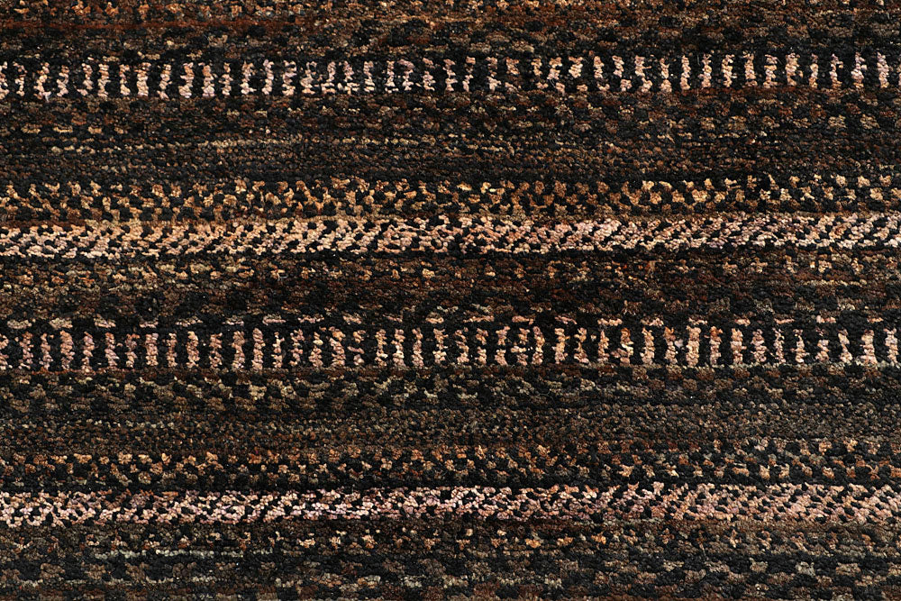 Saddle Brown Gabbeh 6' 6 x 8' - No. 55996 - ALRUG Rug Store
