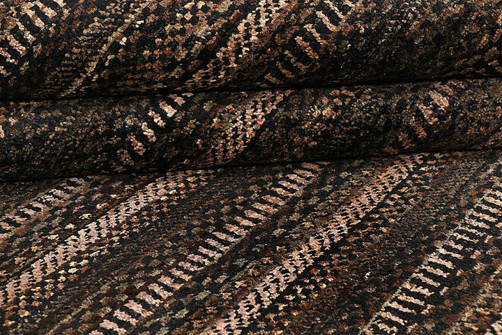 Saddle Brown Gabbeh 6' 6 x 8' - No. 55996 - ALRUG Rug Store