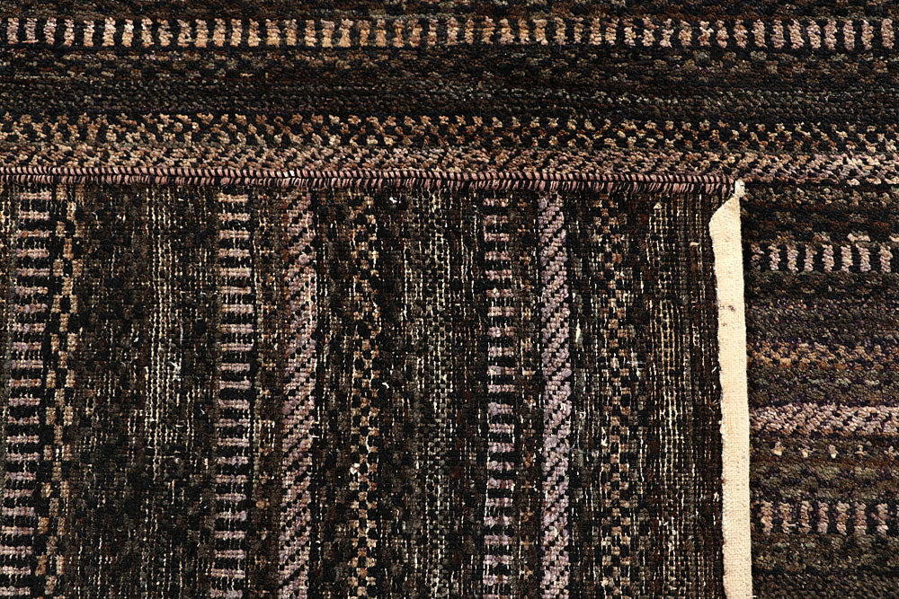 Saddle Brown Gabbeh 6' 6 x 8' - No. 55996 - ALRUG Rug Store