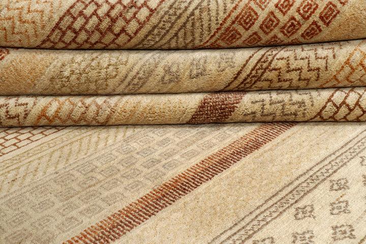 Tan Gabbeh 8' x 10' 2 - No. 55997 - ALRUG Rug Store