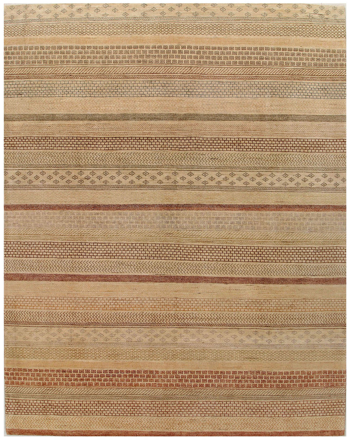 Tan Gabbeh 8' x 10' 2 - No. 55997 - ALRUG Rug Store
