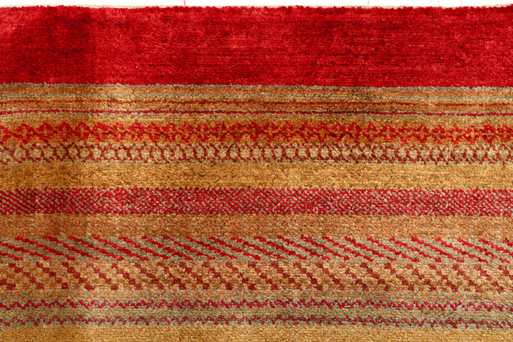 Multi Colored Gabbeh 8'  4" x 10' " - No. QA86588