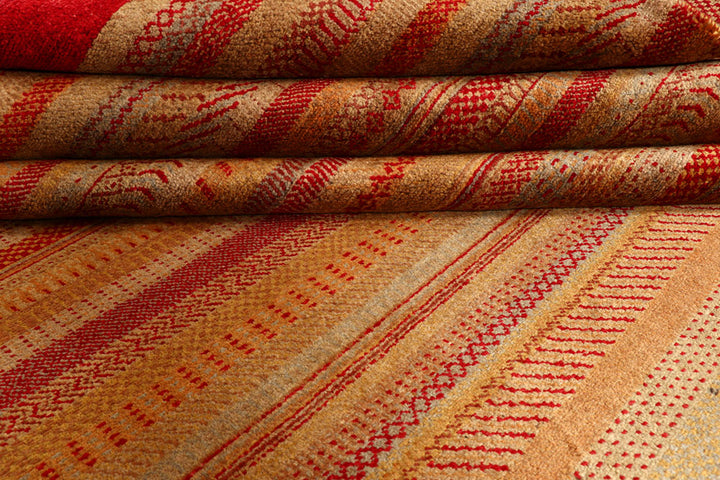 Multi Colored Gabbeh 8' 4 x 10' - No. 55998 - ALRUG Rug Store