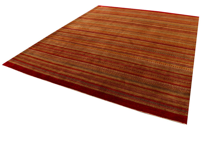 Multi Colored Gabbeh 8'  4" x 10' " - No. QA86588
