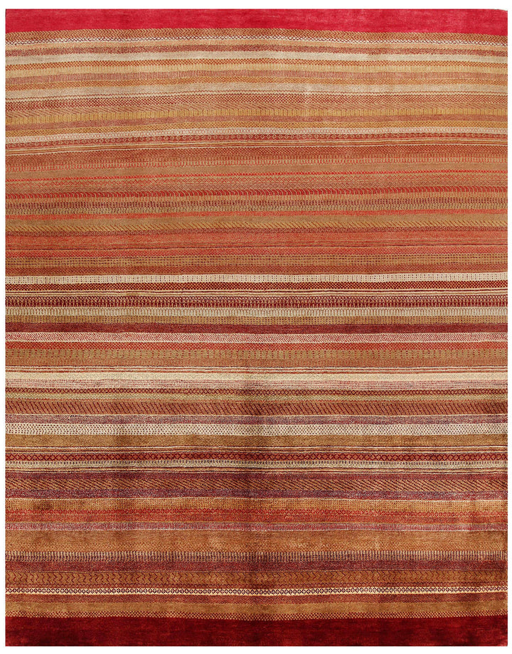 Multi Colored Gabbeh 7'  8" x 9'  9" - No. QA28451