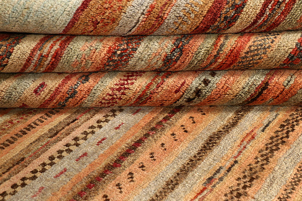 Multi Colored Gabbeh 6' 7 x 8' 7 - No. 56006 - ALRUG Rug Store