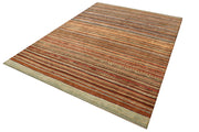 Multi Colored Gabbeh 6' 7 x 8' 7 - No. 56006 - ALRUG Rug Store