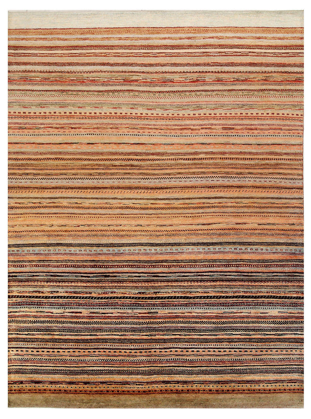 Multi Colored Gabbeh 6' 7 x 8' 7 - No. 56006 - ALRUG Rug Store