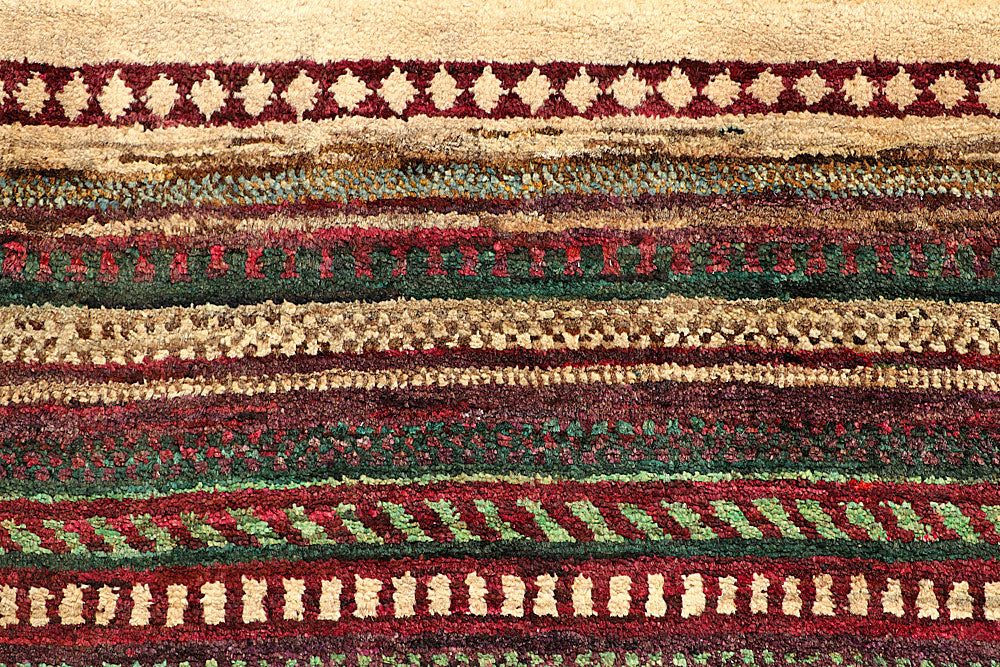 Multi Colored Gabbeh 6' 7 x 7' 7 - No. 56008 - ALRUG Rug Store