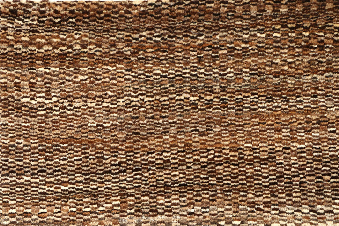 Saddle Brown Gabbeh 5'  10" x 9'  3" - No. QA55917
