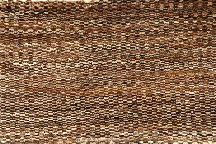 Saddle Brown Gabbeh 5'  10" x 9'  3" - No. QA55917