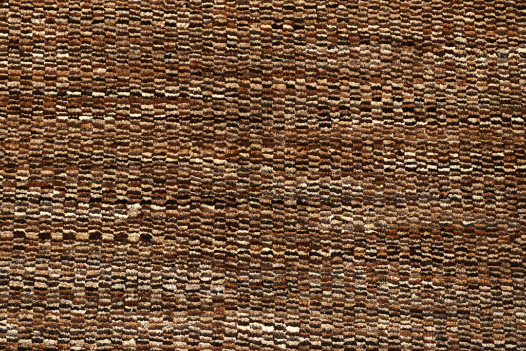 Saddle Brown Gabbeh 5'  10" x 9'  3" - No. QA55917