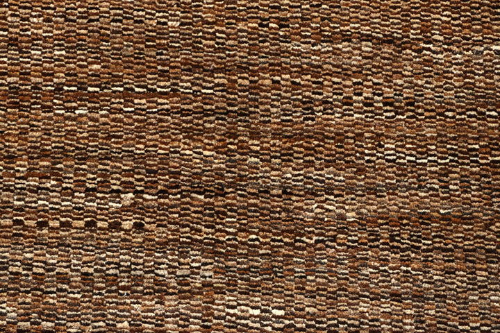 Saddle Brown Gabbeh 5'  10" x 9'  3" - No. QA55917
