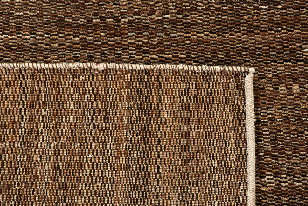 Saddle Brown Gabbeh 5'  10" x 9'  3" - No. QA55917