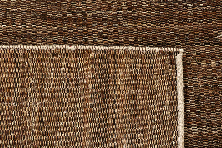 Saddle Brown Gabbeh 5'  10" x 9'  3" - No. QA55917